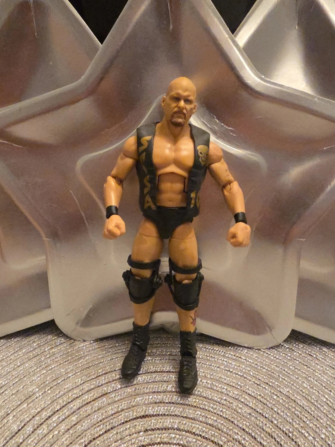 WWE Mattel WrestleMania 38 Elite Series Stone Cold Steve Austin Wrestling Figure