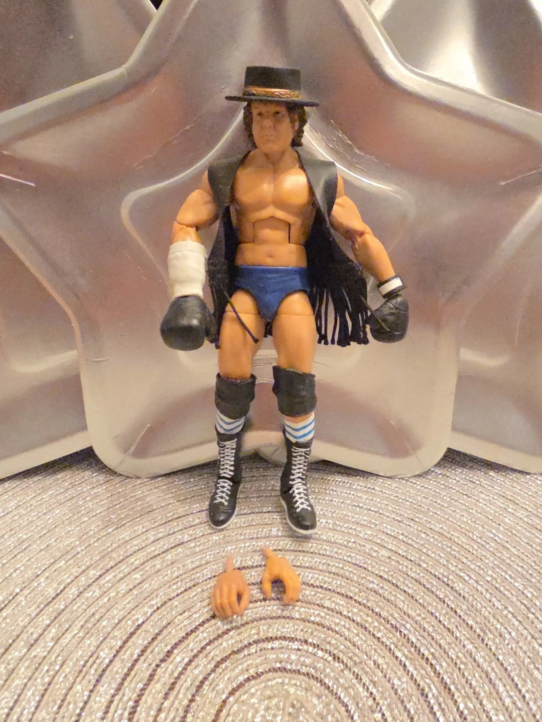 WWE Cowboy Bob Orton Mattel Elite Action Figure Wrestling Legends Series 13