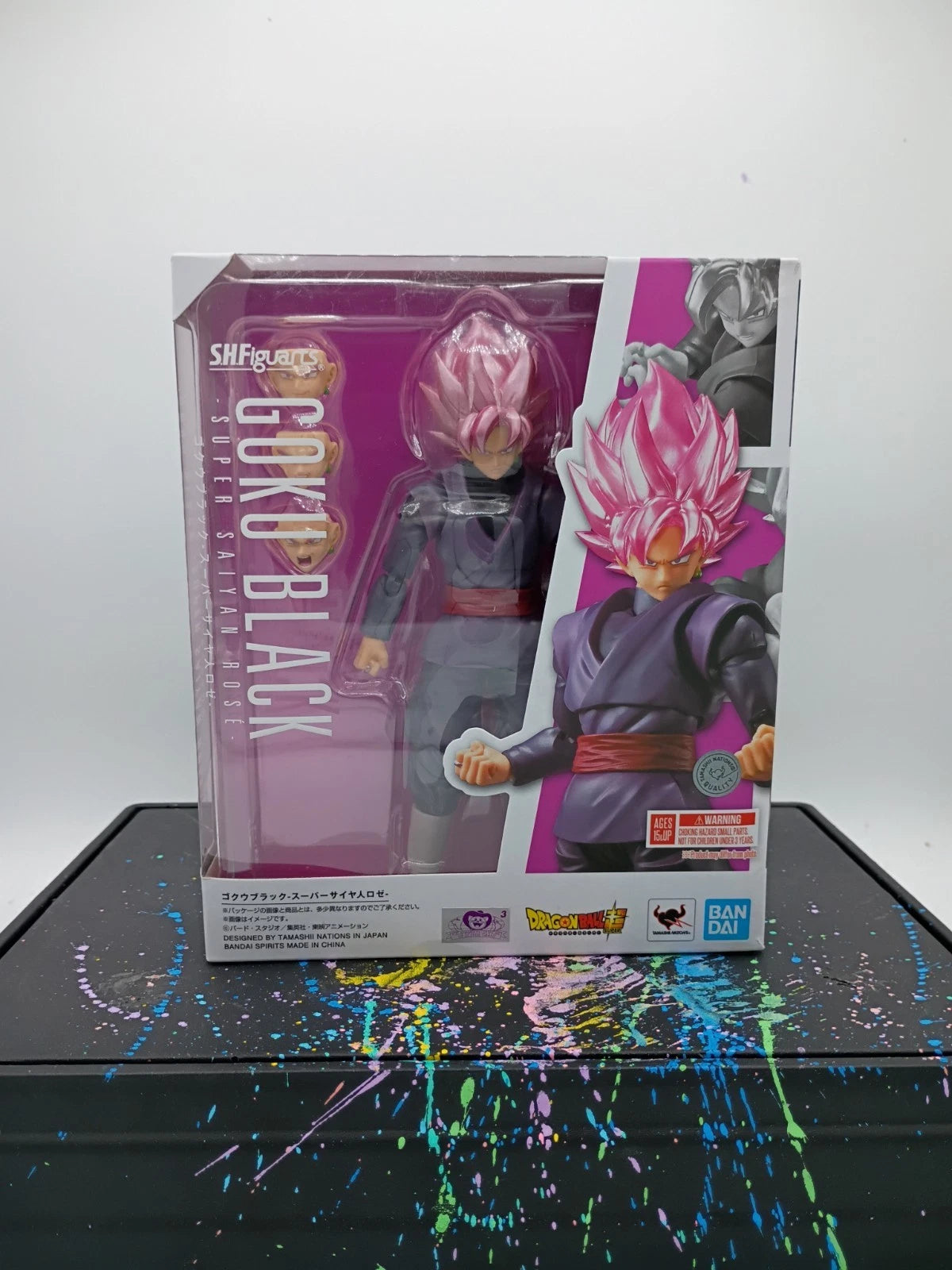 Bandai S.H. Figuarts Dragon Ball Super Saiyan Rose Goku Black 5.5" Figure