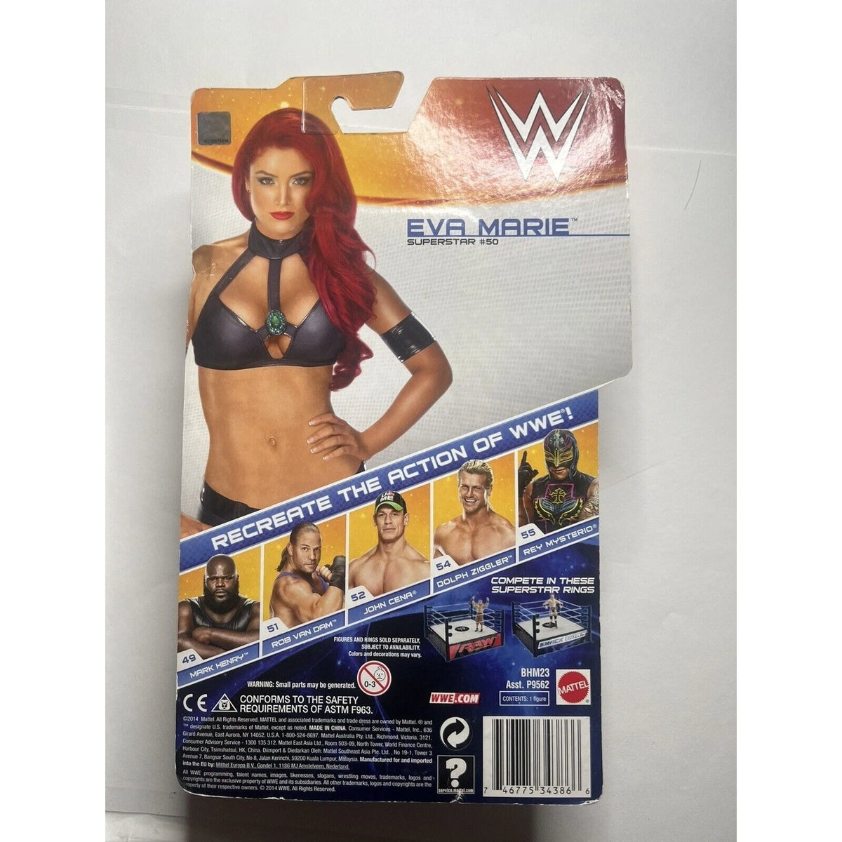 Mattel WWE First Time In Line Superstar #50 Eva Marie 6" Figure