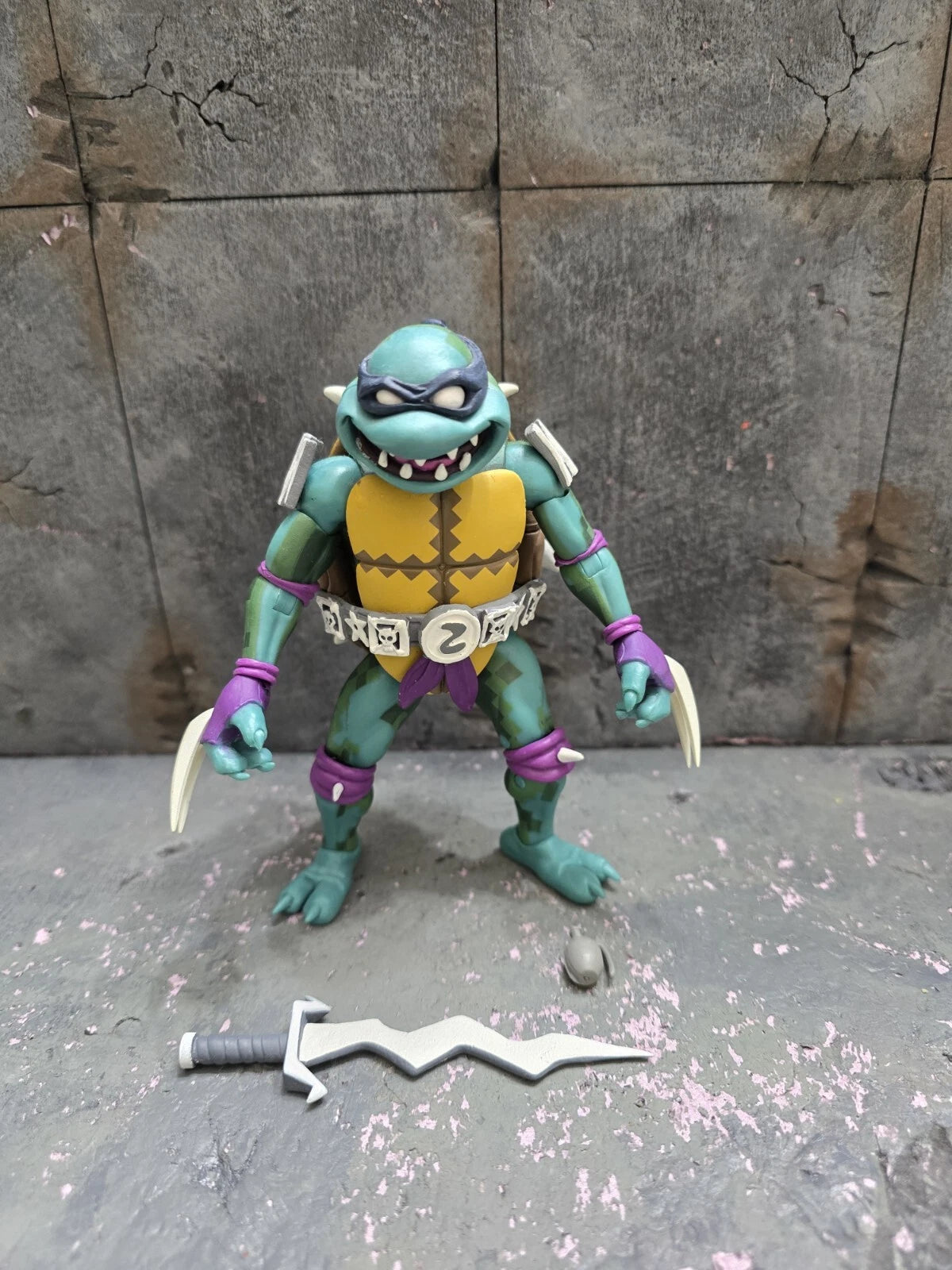 NECA Teenage Mutant Ninja Turtles Adventures Comic Slash 7" Figure ( NO BOX )