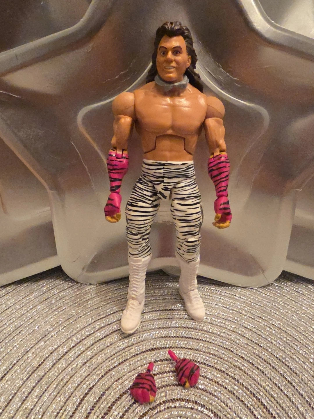 WWE Wrestling Mattel Elite Series 49 Brutus the Barber Beefcake Pink Arms