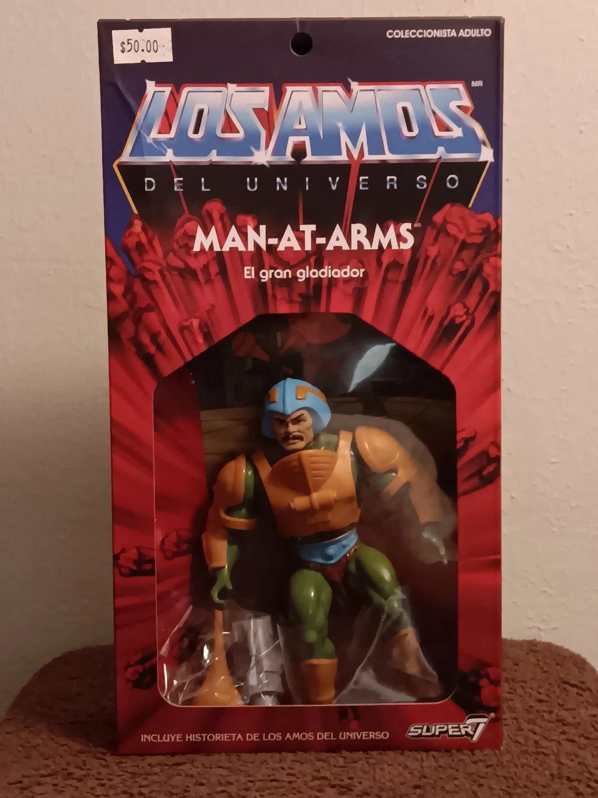 Super 7 Los Amos Del Universo MOTU Man-At-Arms
