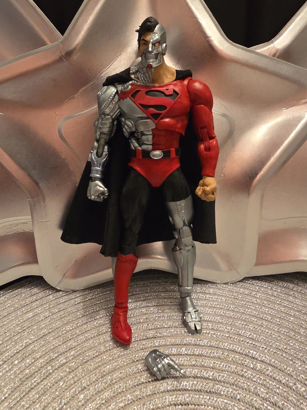 McFarlane Toys DC Multiverse Cyborg Superman Gold Label Action Figure