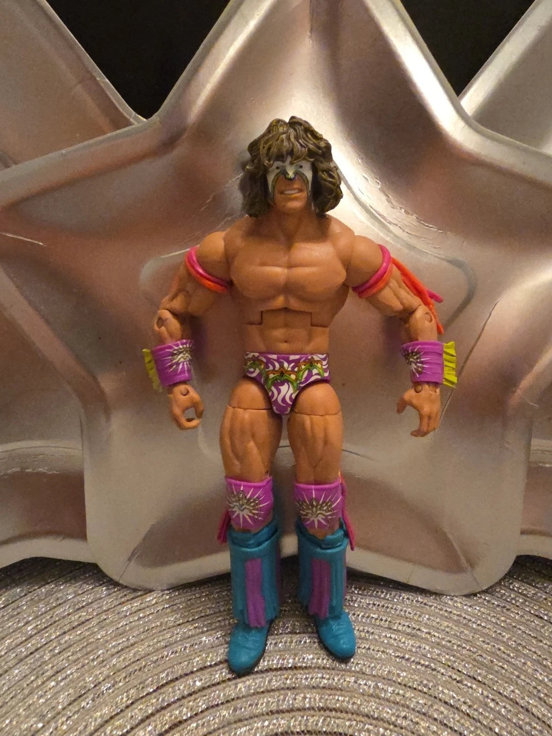 ULTIMATE WARRIOR awesome HALL OF FAME wwe wrestling legend ELITE FIGURE mattel