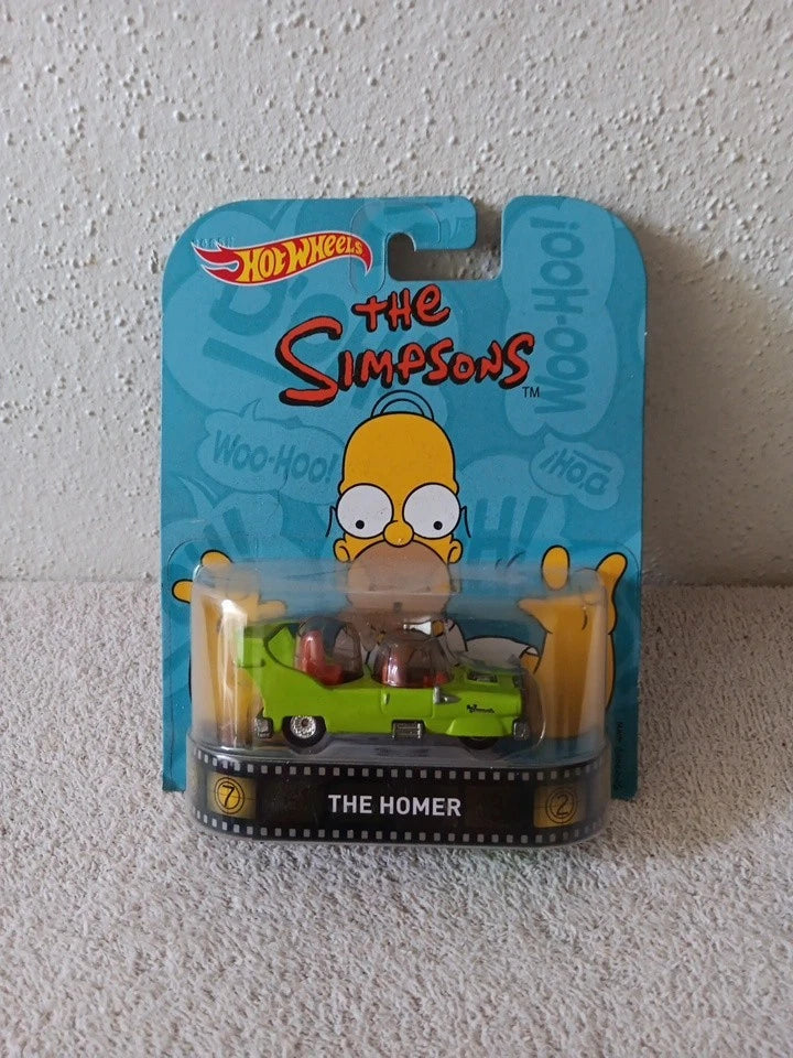 Hot Wheels 2015 Homer Simpson Car THE HOMER reel rides 1/64 The Simpsons
