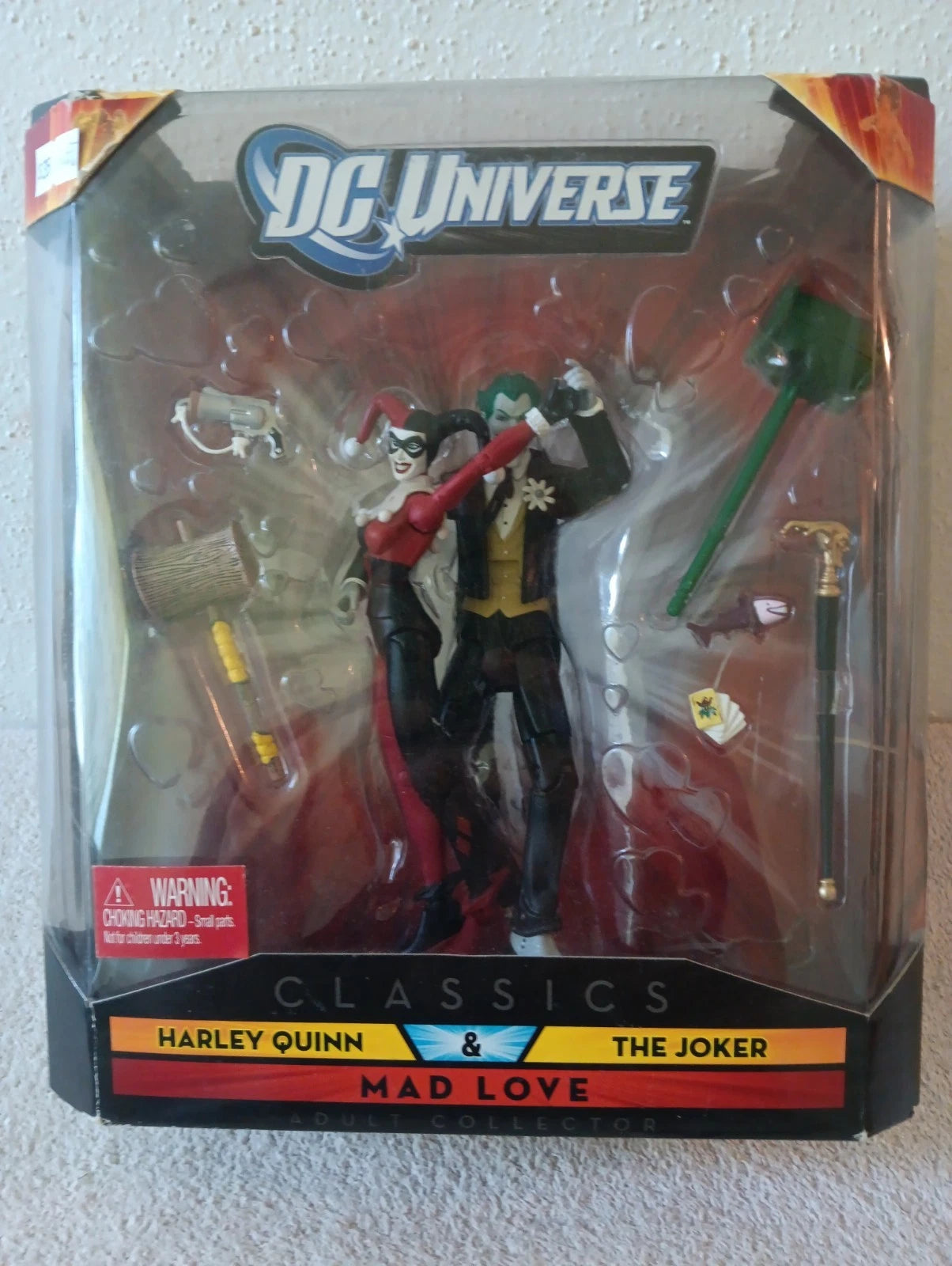 DC Universe Classics Mad Love Harley Quinn Joker Figure Set Mattel
