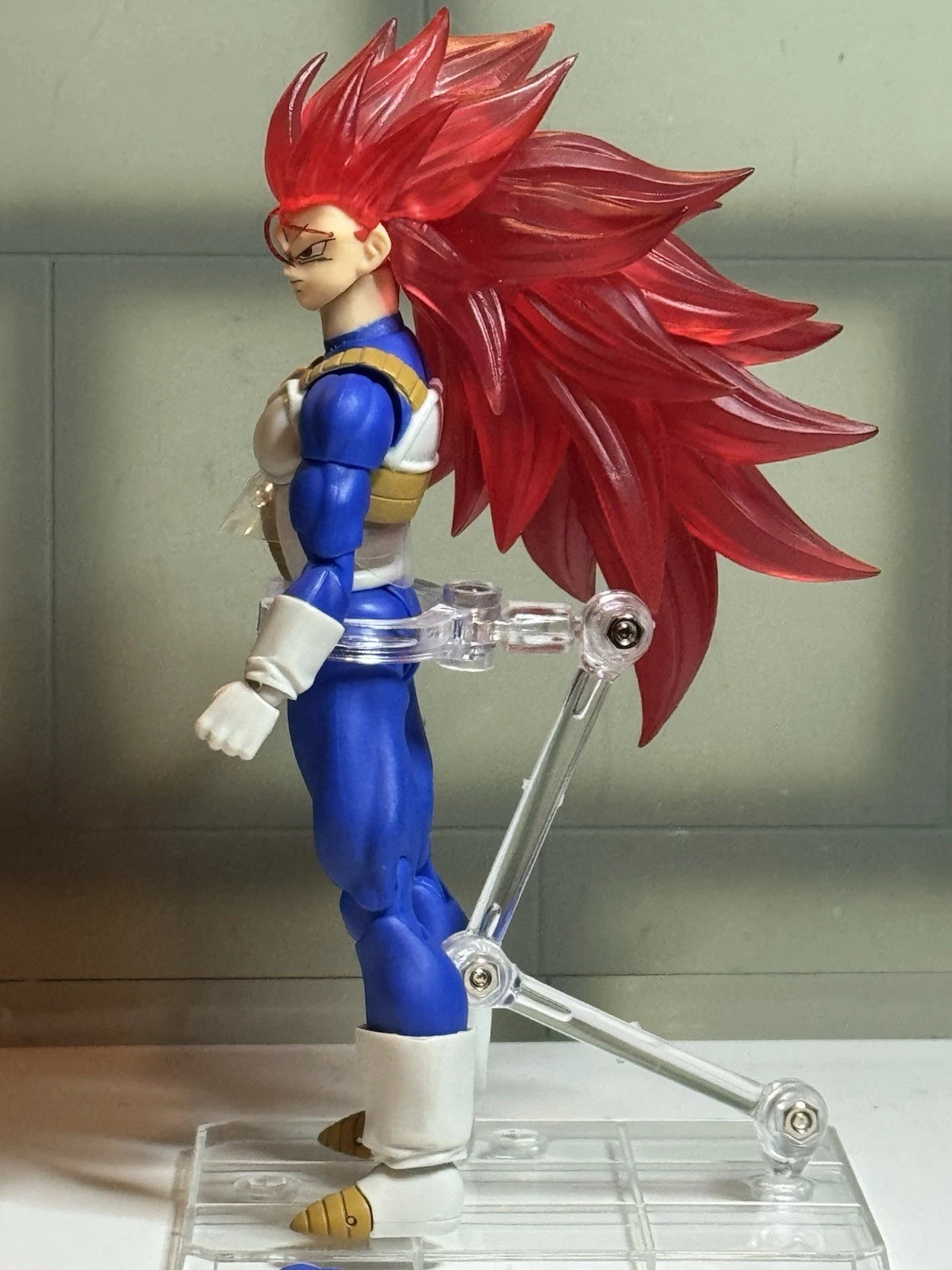 Custom Super Saiyan 3 Red Trunks Figuarts w/ SSS head tonsenarttoys