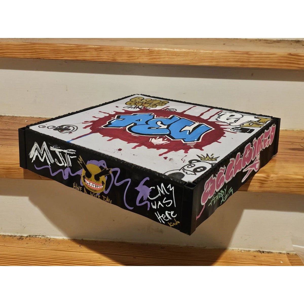 Custom Painted All Elite Wrestling Jazwares Unrivaled Collection AEW Ring