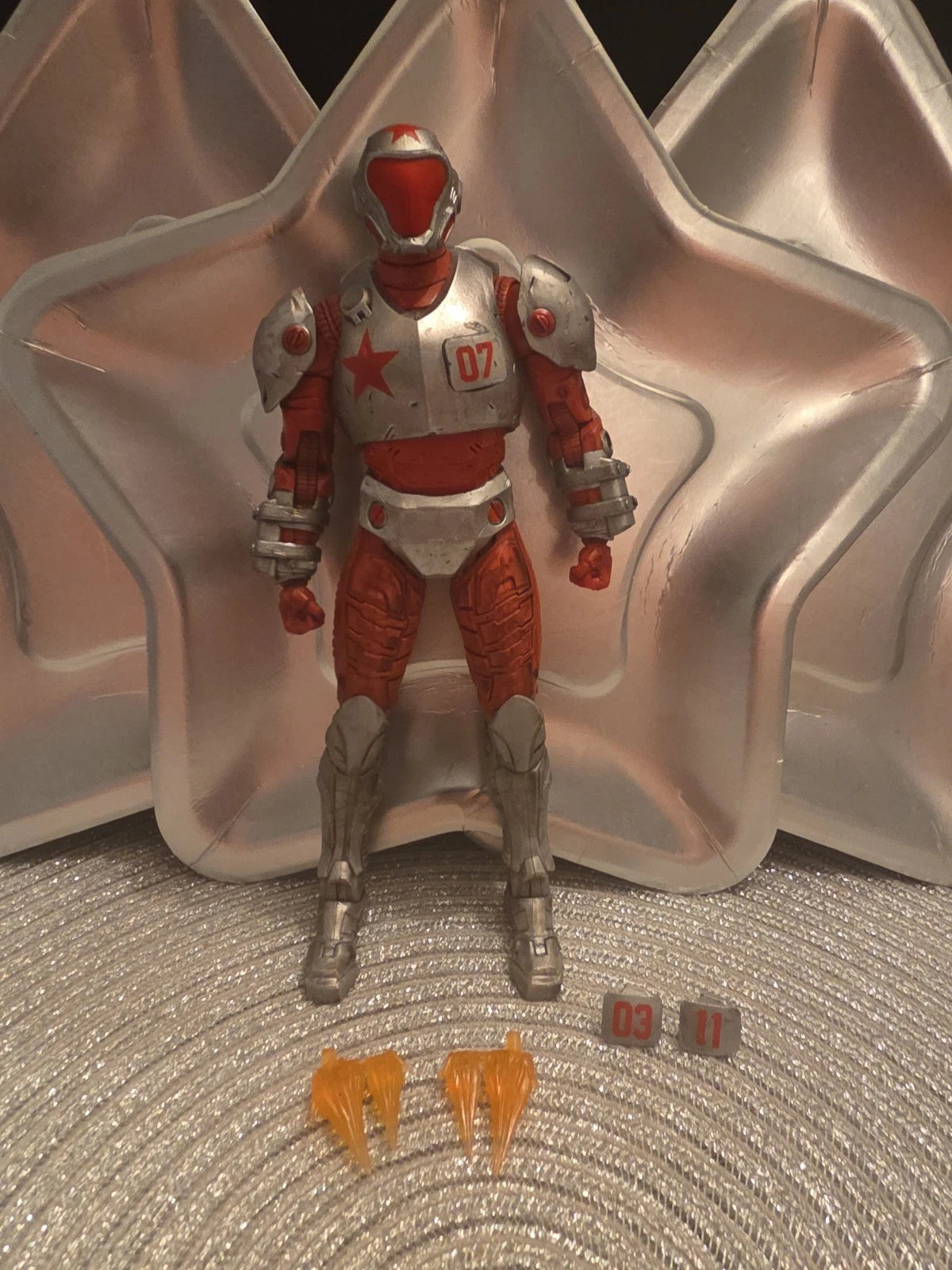 McFarlane DC Multiverse Rocket Red Brigade JL Generation Lost 7" Loose Figure