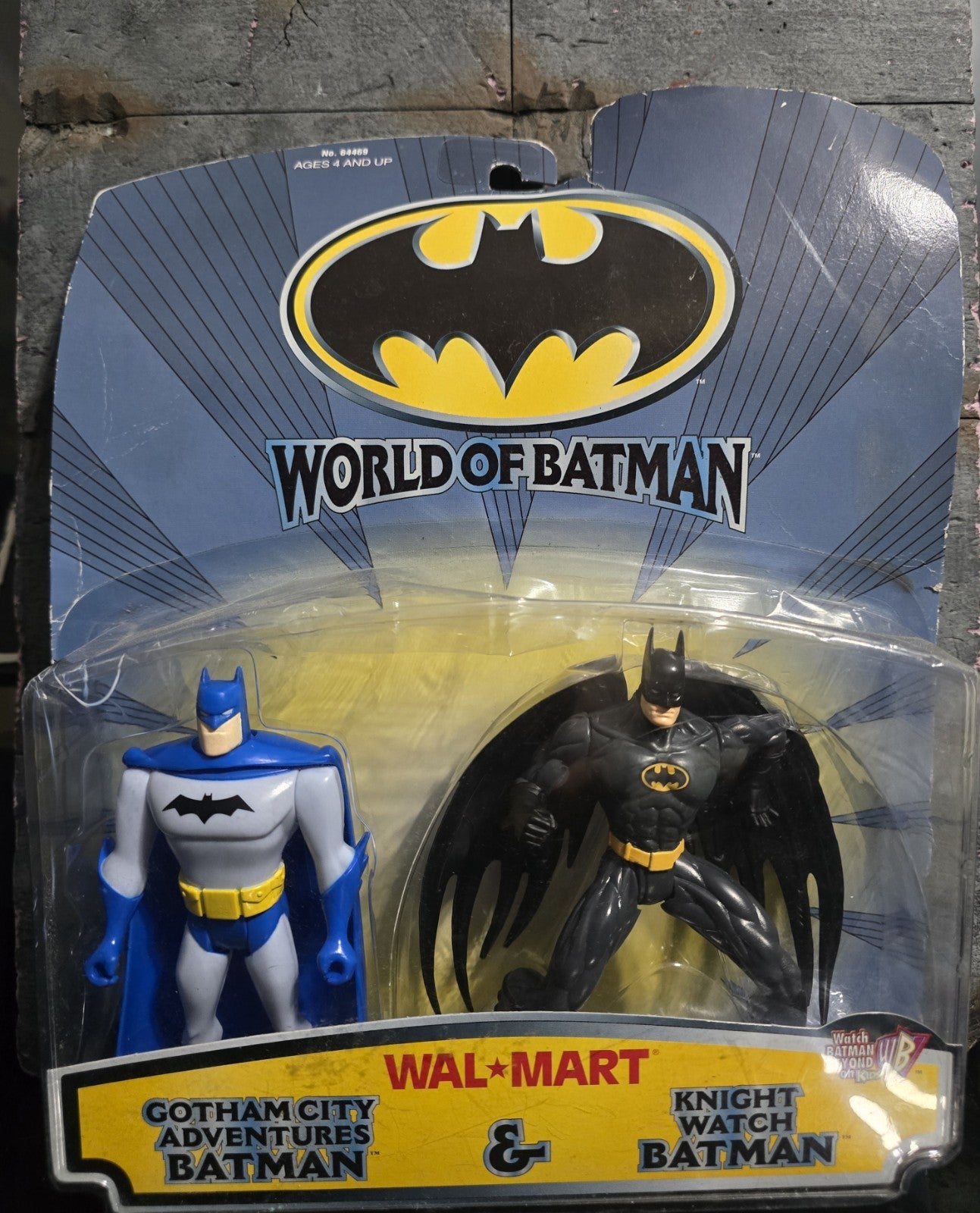 Hasbro World of Batman 2 Pack Action Figures Walmart Knight Package Has Damage