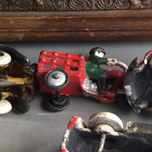 Vintage Cast Iron Trike Bike Bicycle Kid Car Toy Collectible