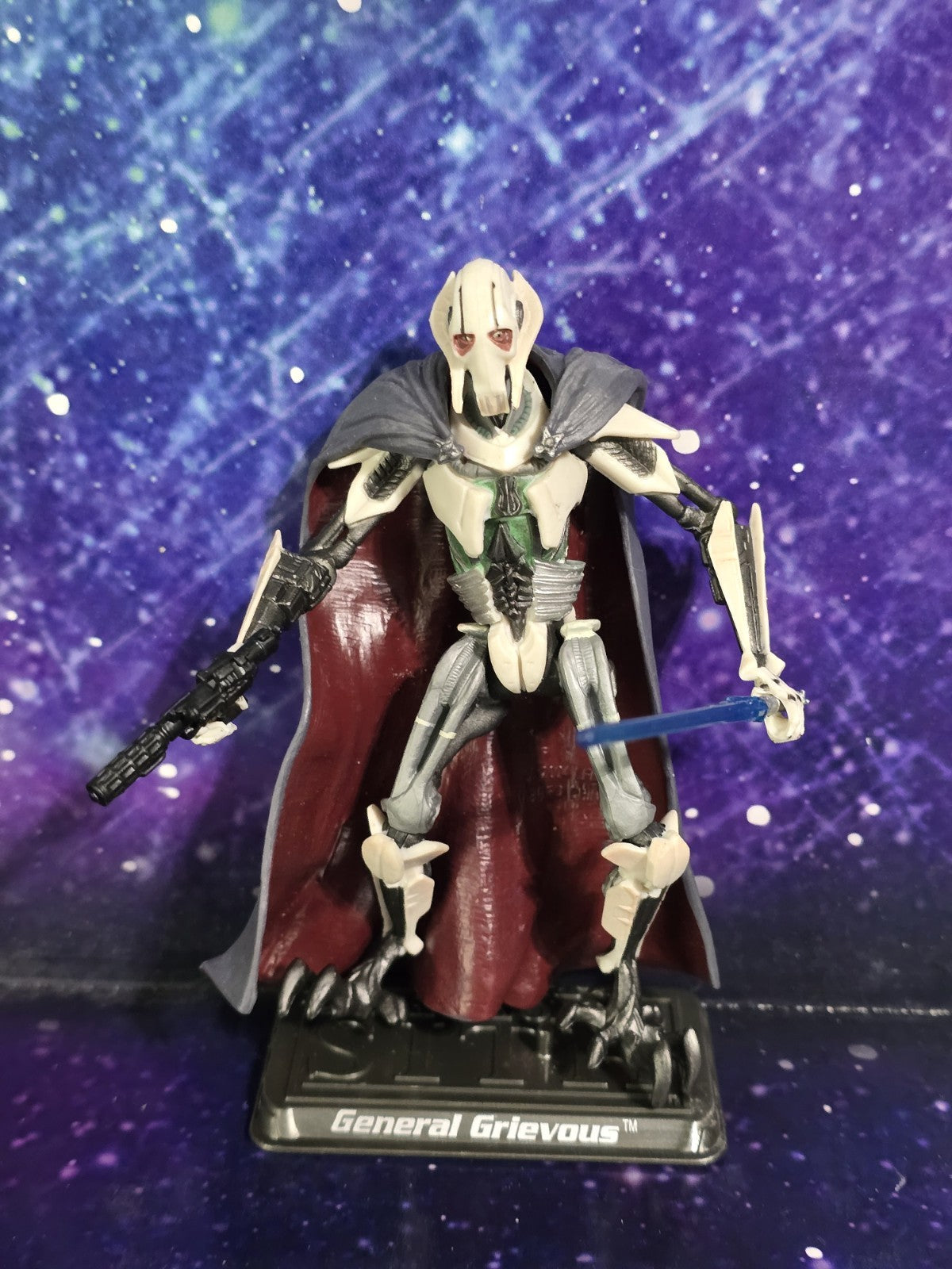 Star Wars Saga GENERAL GRIEVOUS Battle Of Coruscant 3.75" Figure 30 Hasbro 2006