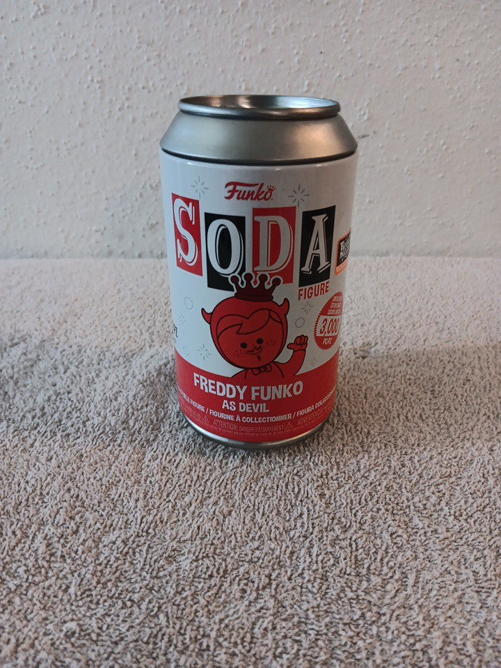 Freddy Funko As Devil Red Fright Night 2022 LE Pop! Soda Can Figure 1/3000