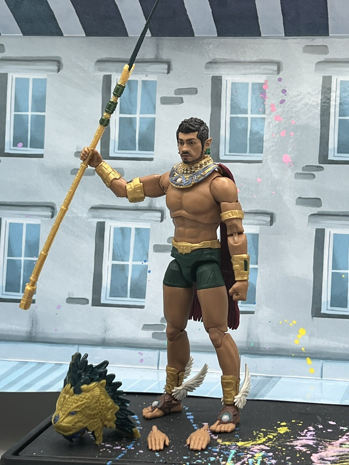 Marvel Legends Namor (MCU Wakanda Forever) w/ Headdress Crown & Cape