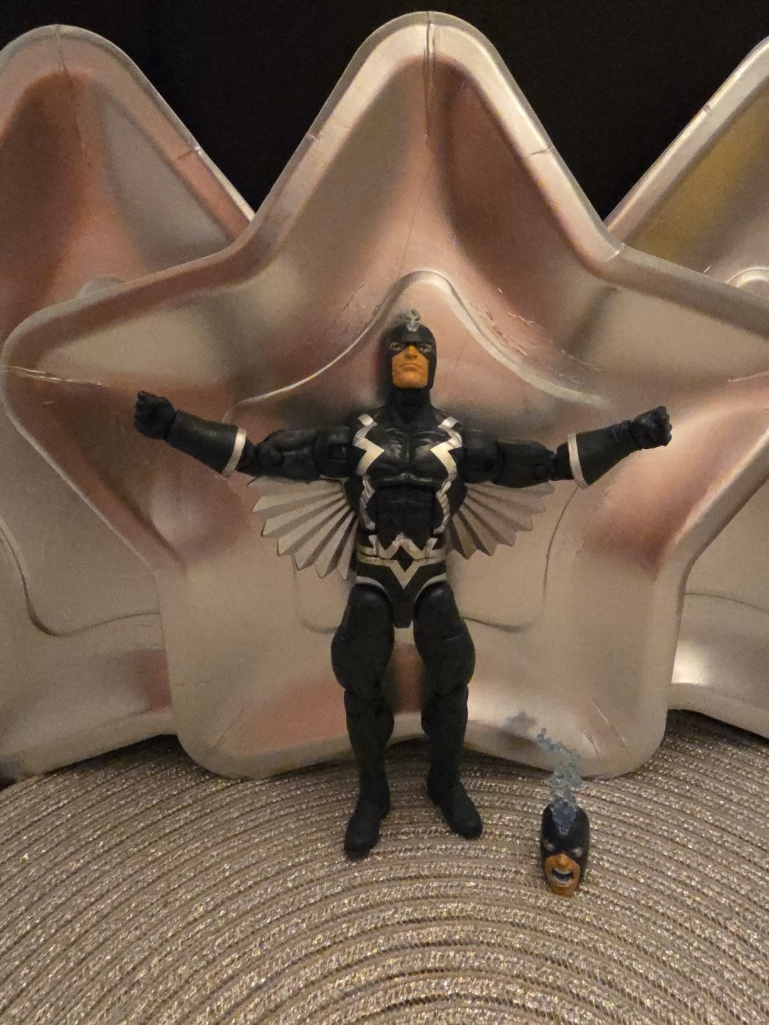 Hasbro Marvel Legends Black Bolt Action Figure Complete