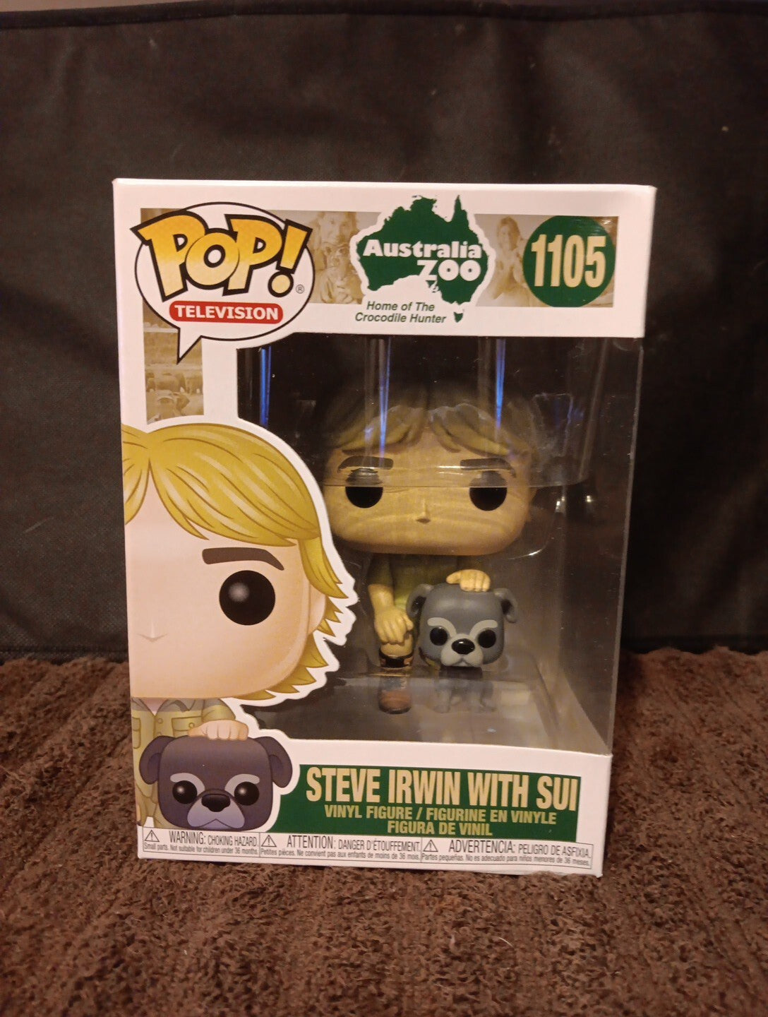 Funko Pop! Television Australia Zoo (1105) Steve Irwin with Sui Vinyl Figure