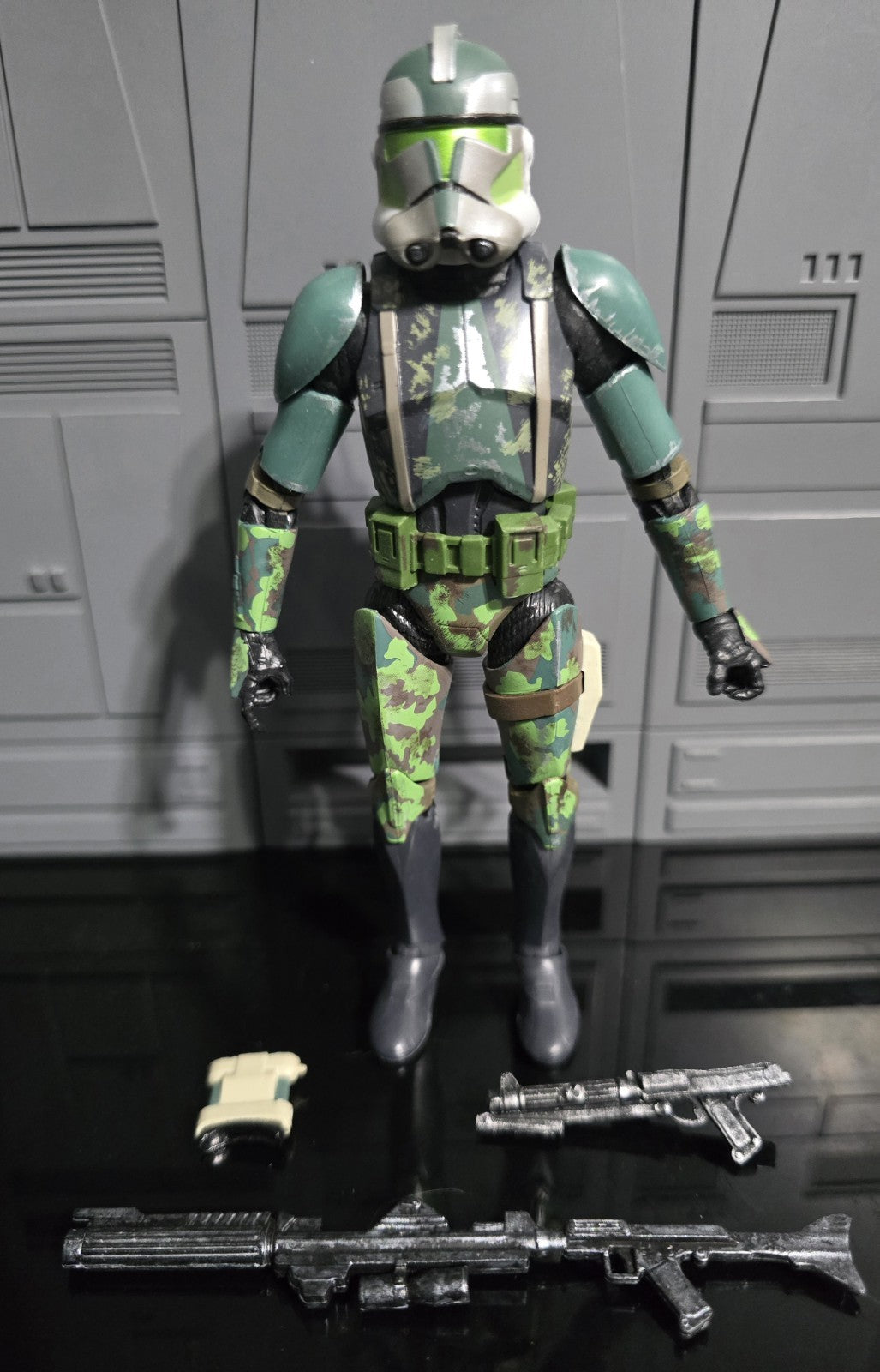 Star Wars Black Series 6" Inch Clone Commander Gree Loose Complete