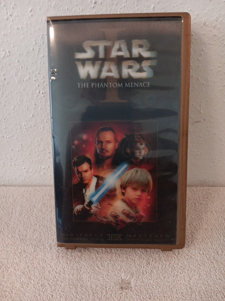 Star Wars Episode I: The Phantom Menace VHS 3 D Cover Plastic Case