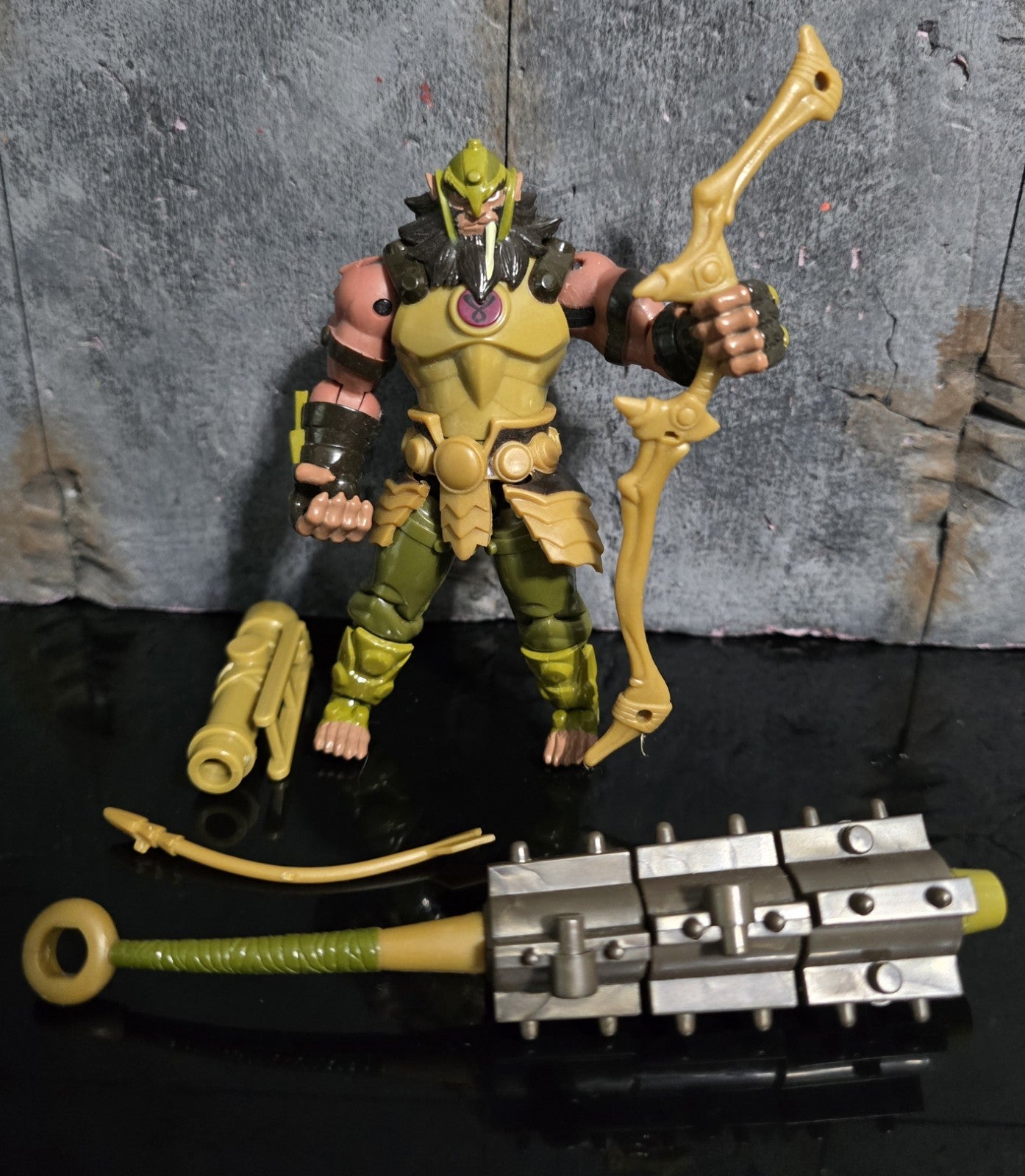 Thundercats Grune The Warrior Loose 4.5" Action Figure Bandai 2011