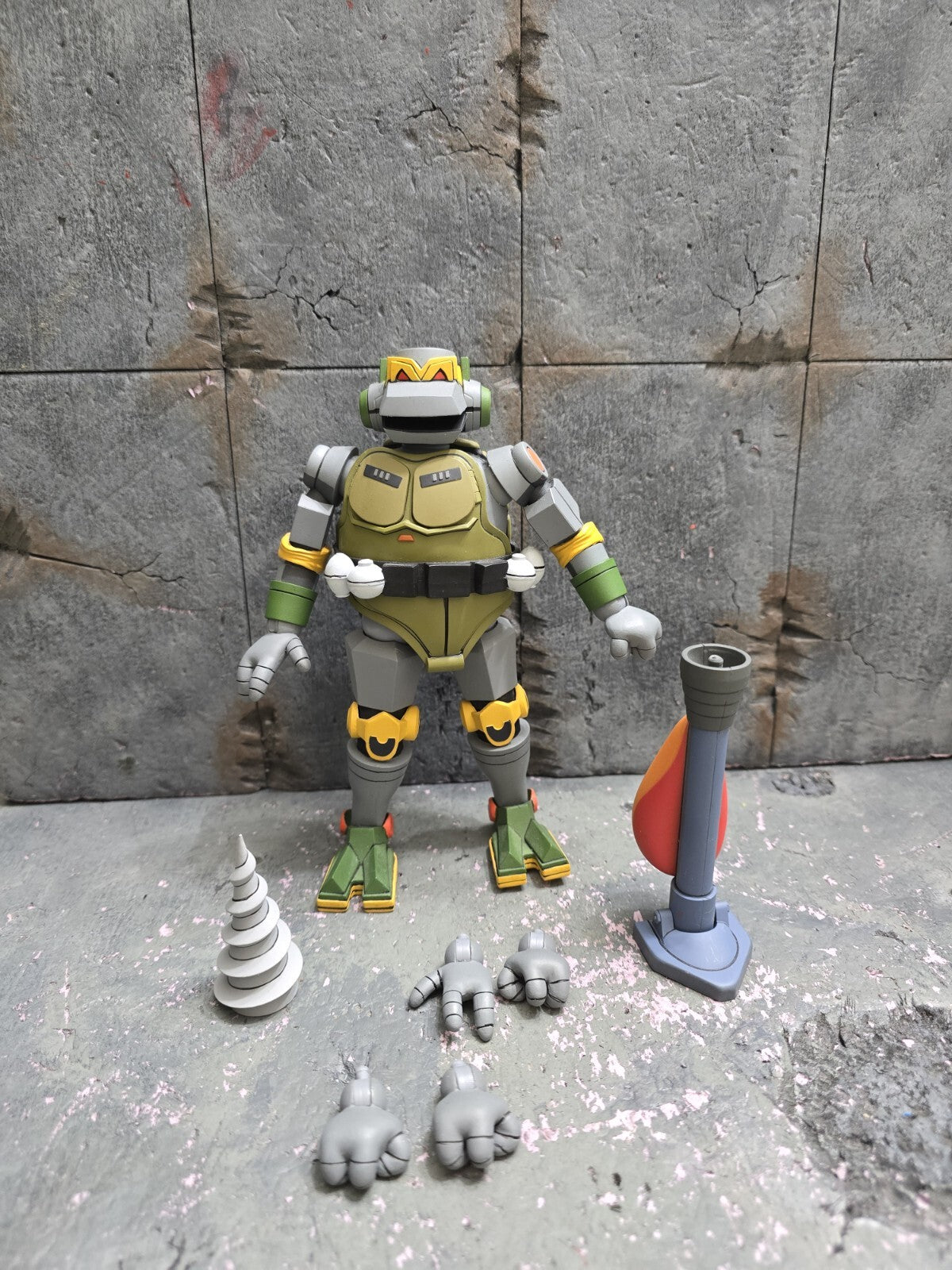 NECA TMNT Mighty Metalhead Teenage Mutant Ninja Turtles Action Figure Metal Head