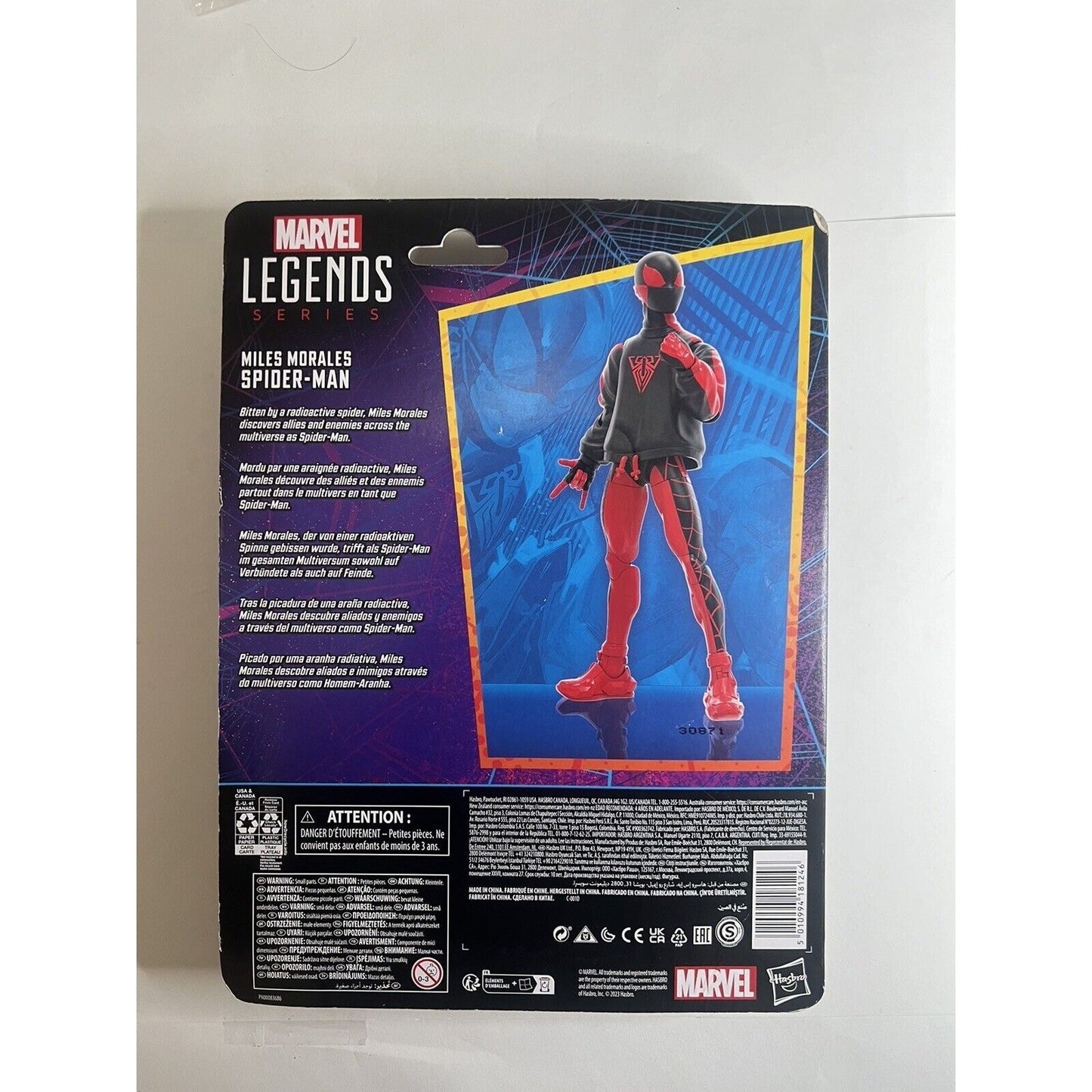 Marvel Legends Series Miles Morales Spider-Man Legends 6" Comic Action Figure