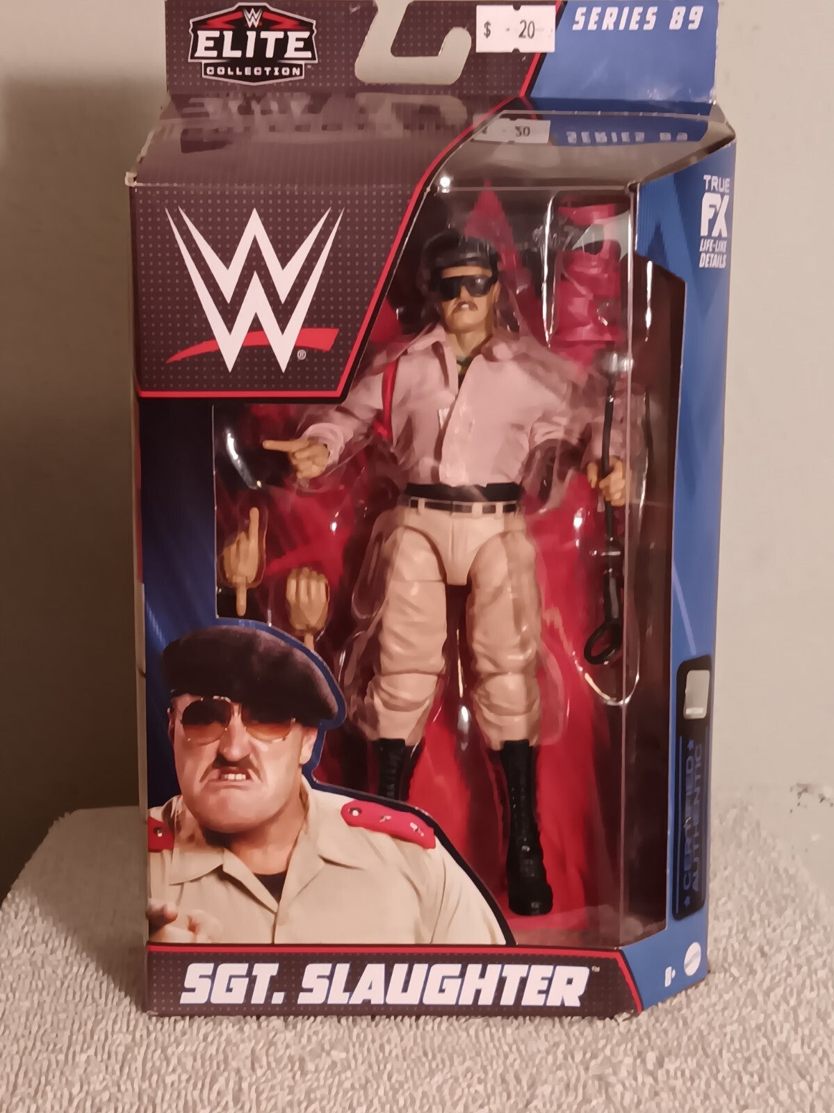 Mattel - WWE Elite Collection Series 89 Action Figure - SGT. SLAUGHTER W7