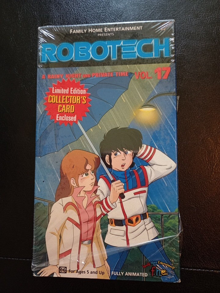 ROBOTECH VHS A RAINY NIGHT & PRIVATE TIME VOL 17 (CJM28)