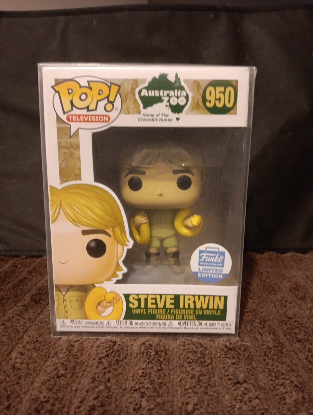 Funko POP! Television: Australia Zoo - Steve Irwin #950 Funko Exclusive Vaulted