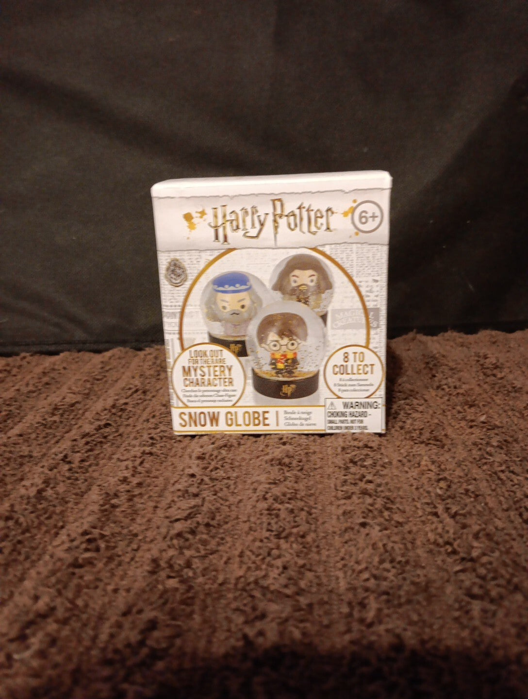 Harry Potter Snow Globe Glitter by Paladone 3.5” tall