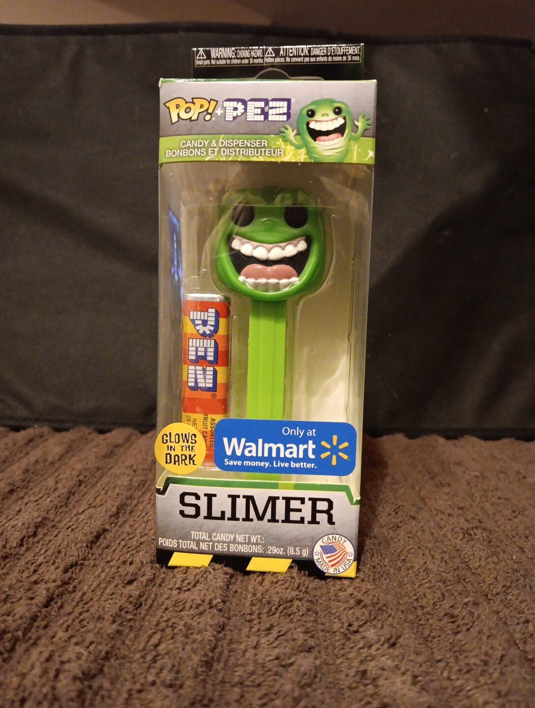 Funko POP! Pez Slimer Ghostbusters Walmart Exclusive Glow In The Dark New