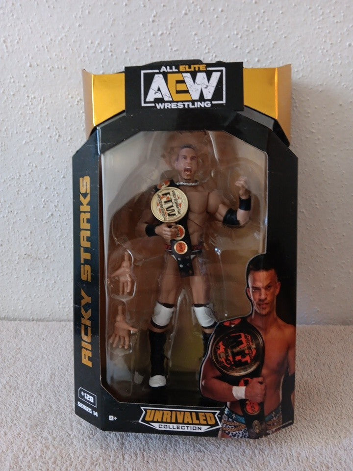 AEW Unrivaled Series 14 Ricky Starks #128 Jazwares Wrestling Action Figure