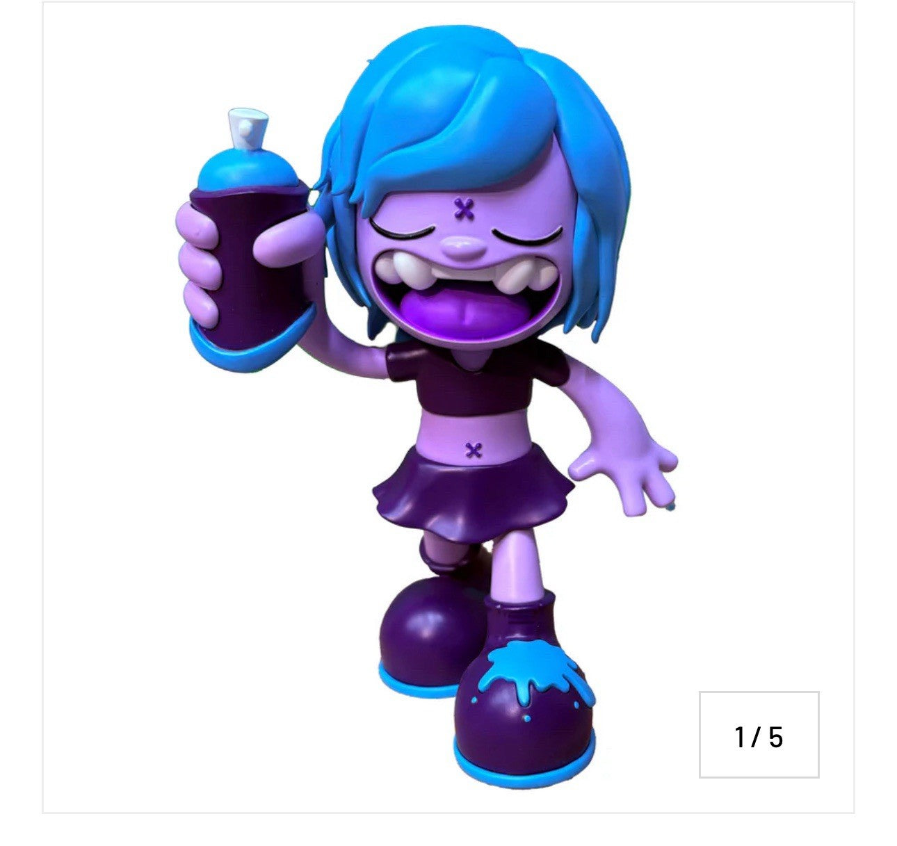 Purple PIPER Ghost Gang by Nicky Davis Designer Toys Limited To 40 8” Figure