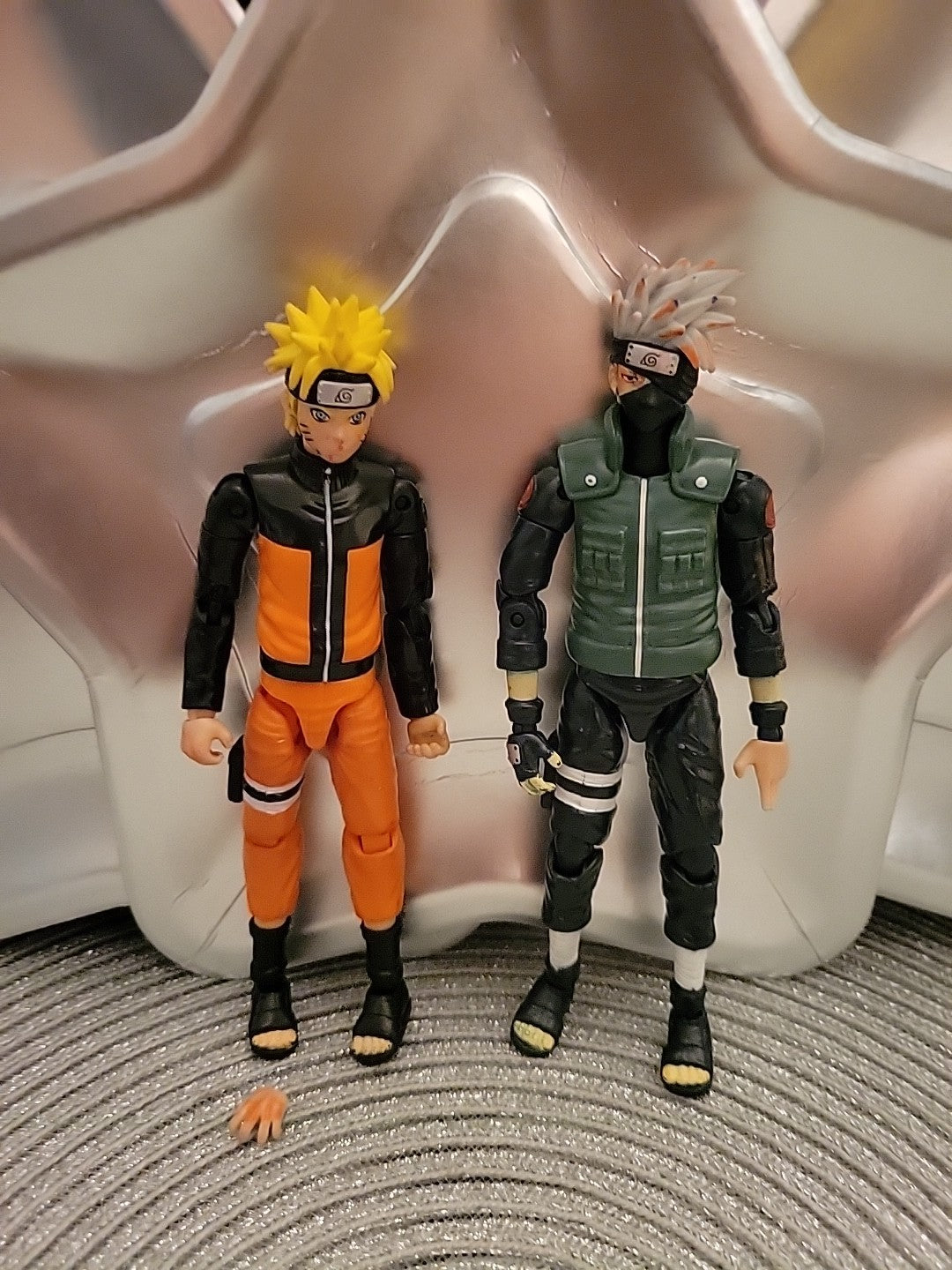 Anime Heroes Naruto And Kakashi 6" Figure Lot Bandai