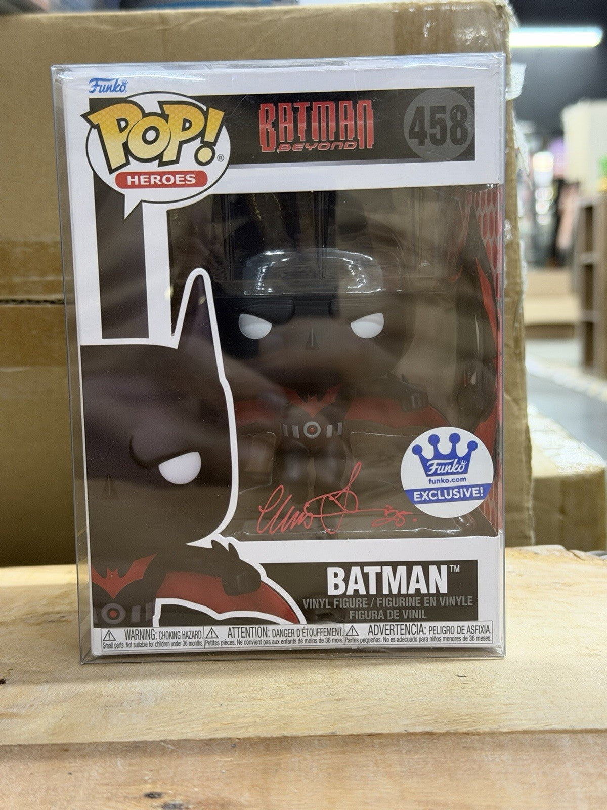 Remarked 1/1 Chris Forman Original Art Funko Pop! DC Batman Beyond CHASE #458
