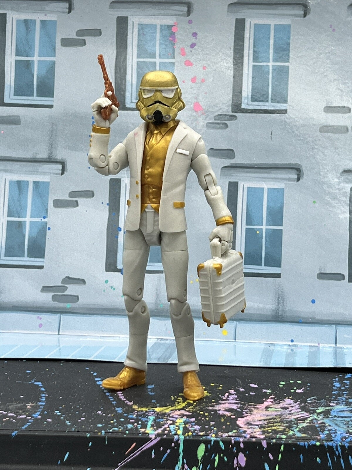 Custom Agent Imperial Stormtrooper (White) Star Wars Mandalorian Black Series