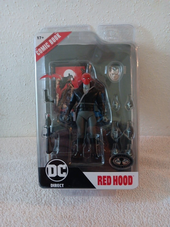 Mcfarlane DC Multiverse Page Punchers RED HOOD 7" Batman Adventures