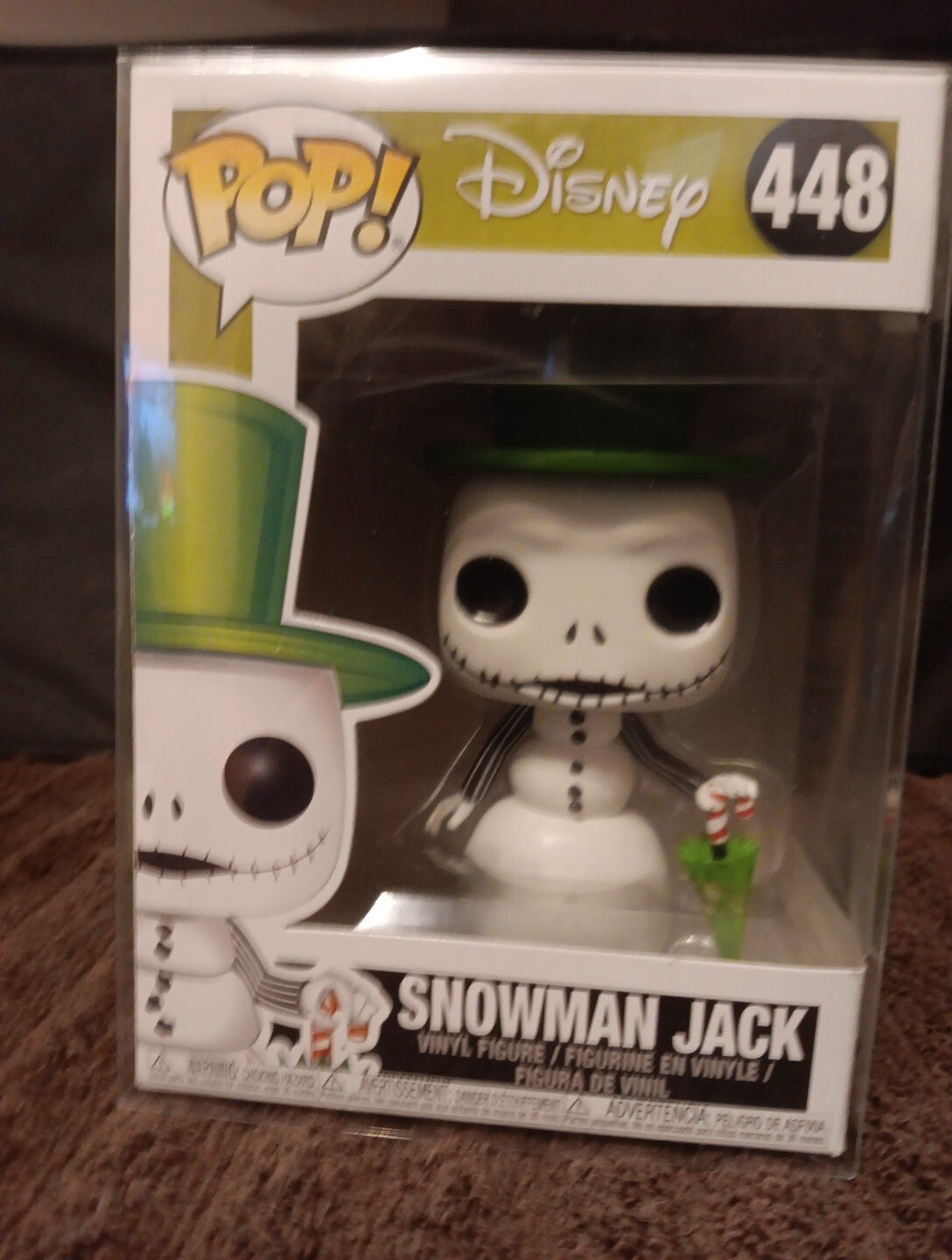 Funko POP! Disney: SNOWMAN JACK #448 - Nightmare Before Christmas w/ Protector