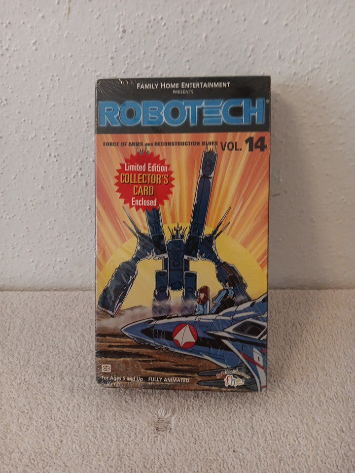 ROBOTECH VHS Tape Volume 14 Family Home Entertainment