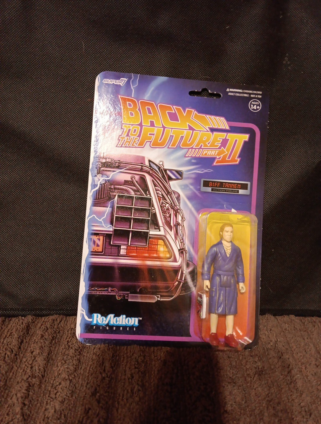 NEW Super7 Back to the Future Part II BIFF TANNEN 3-3/4-inch ReAction Figure
