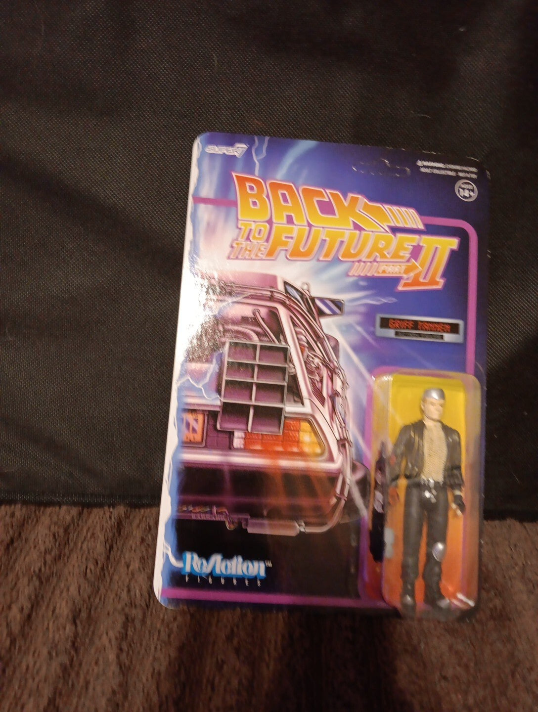 Back to the Future II Griff Tannen ReAction Super7 Figure UNPUNCHED MINT NEW