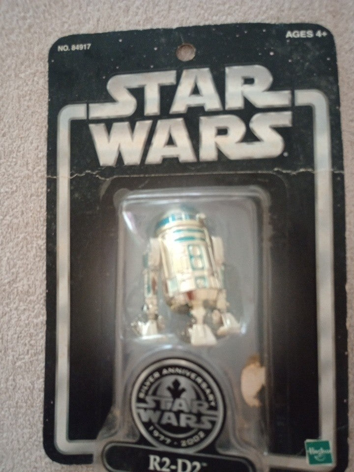 R2-D2 Star Wars Silver Anniversary Edition Action Figure 2002 Hasbro # 84917