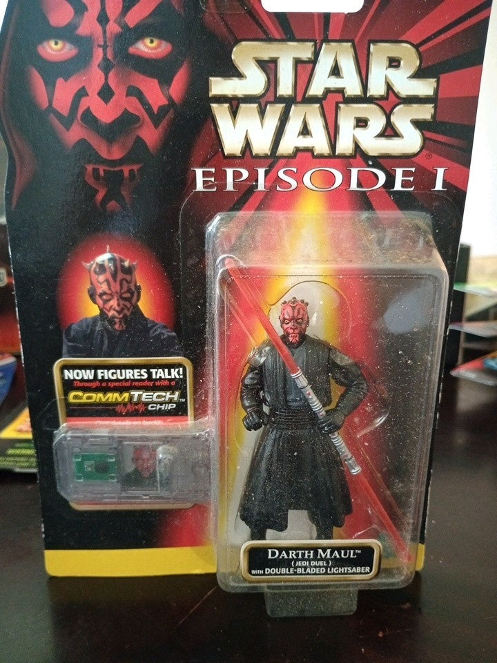 1998 Star Wars Episode 1 Darth Maul Jedi Duel Action Figure Hasbro CommTech (61)