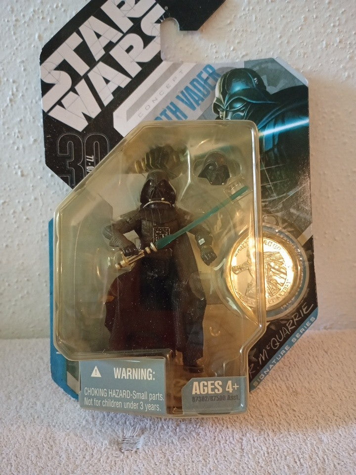Star Wars #28 Darth Vader McQuarrie Concept Art 30TH Anniversary Figure 2007