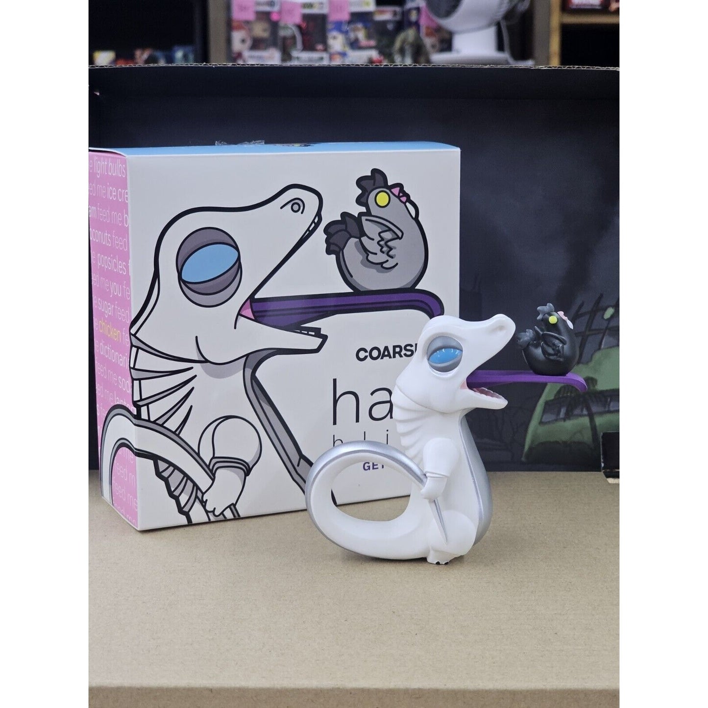 Coarse X JPX White Halu & Chicken 3.5" Vinyl Figure COARSETOYS