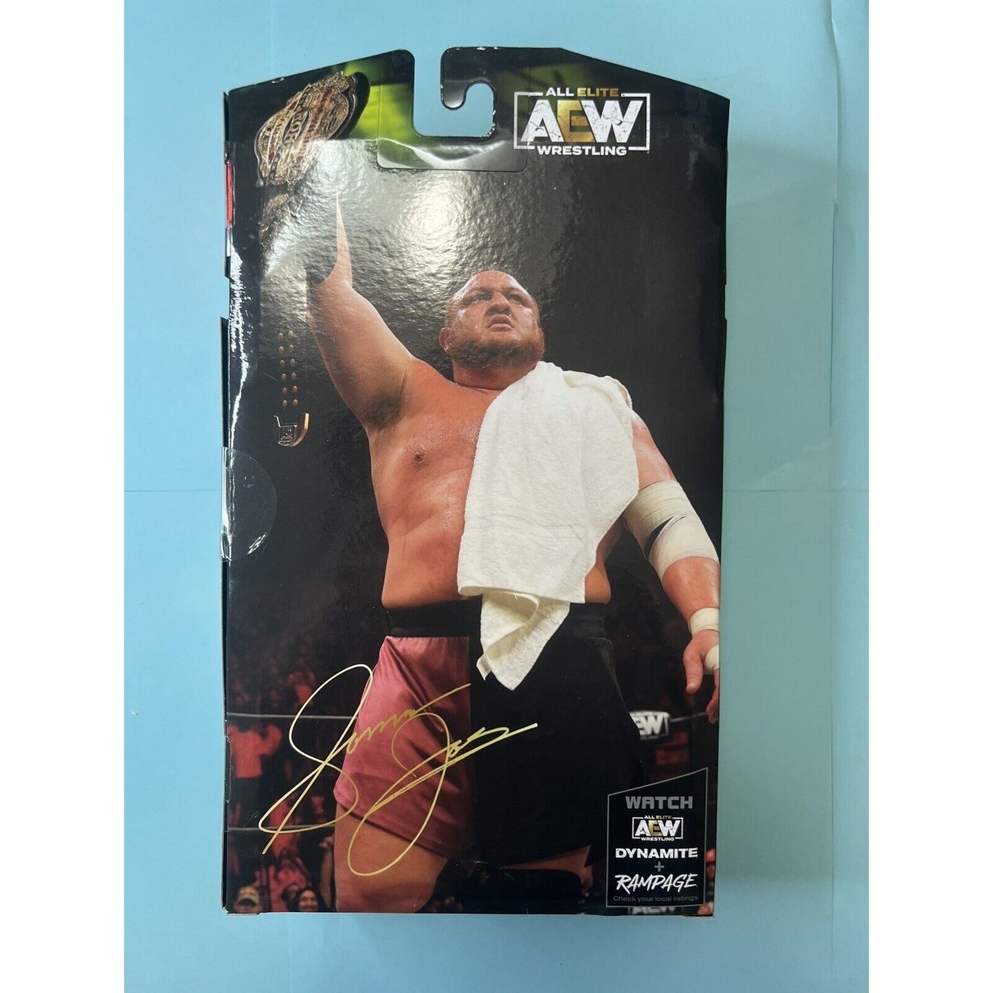 AEW All Elite Wrestling Unrivaled Samoa Joe Figure #133 Exclusive Red Series