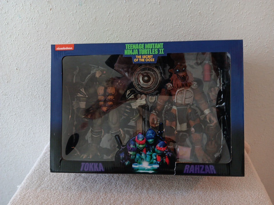 NECA Teenage Mutant Ninja Turtle Tokka and Rahzar Figures
