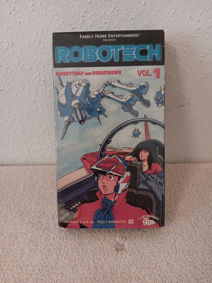 Robotech Vol.1 VHS TAPE Boobytrap And Countdown