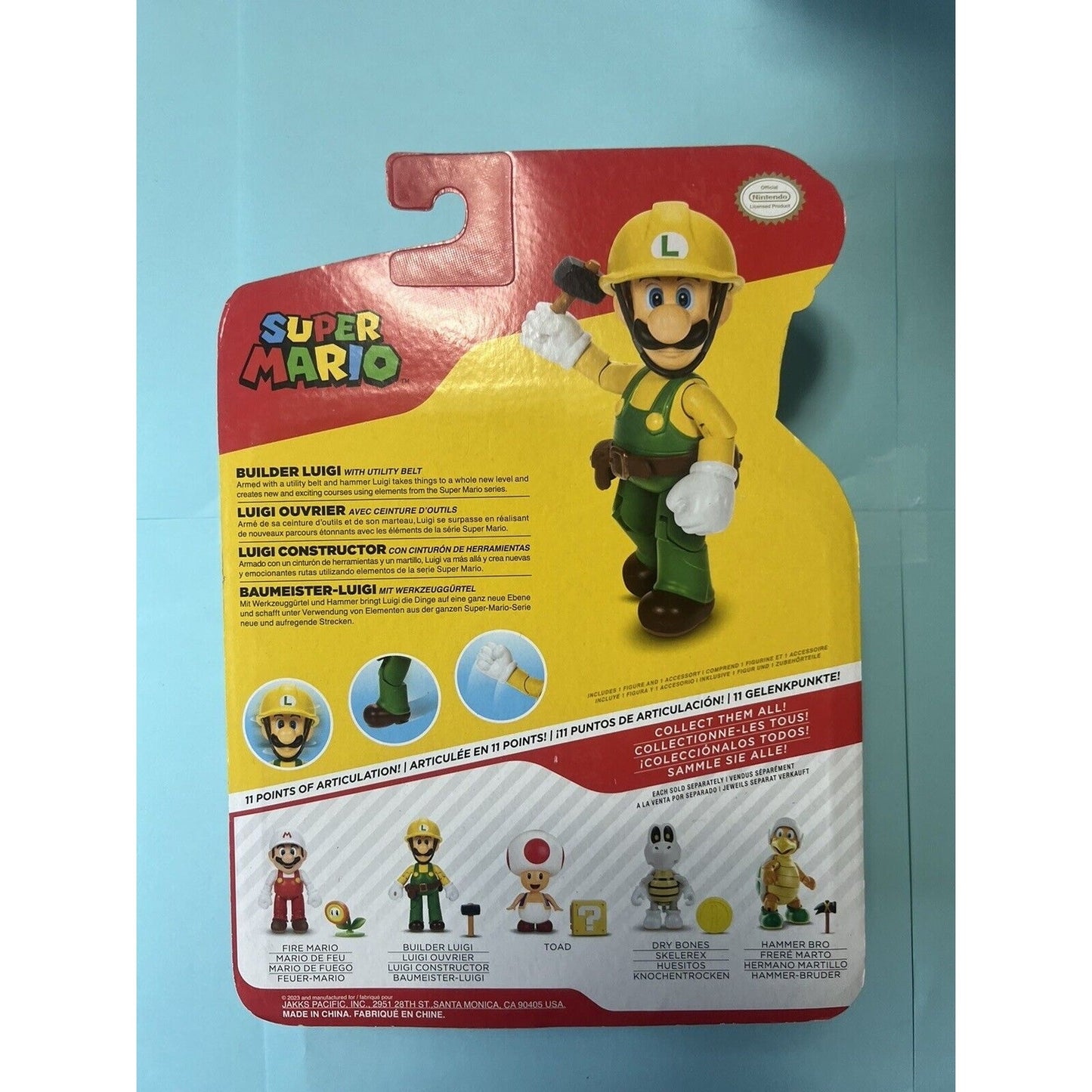 Super Mario Builder Luigi