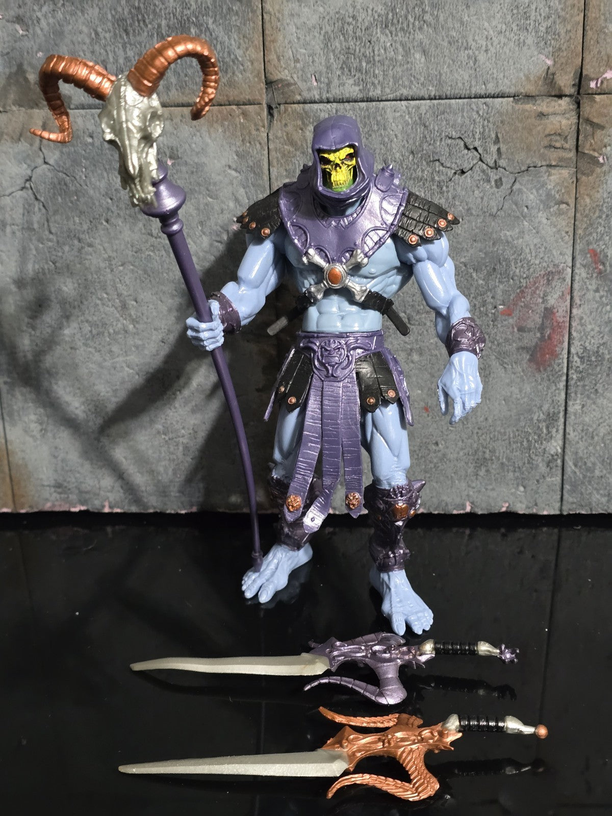MOTU, Skeletor 200x, complete, figure, Masters of the Universe, Mattel, He-Man